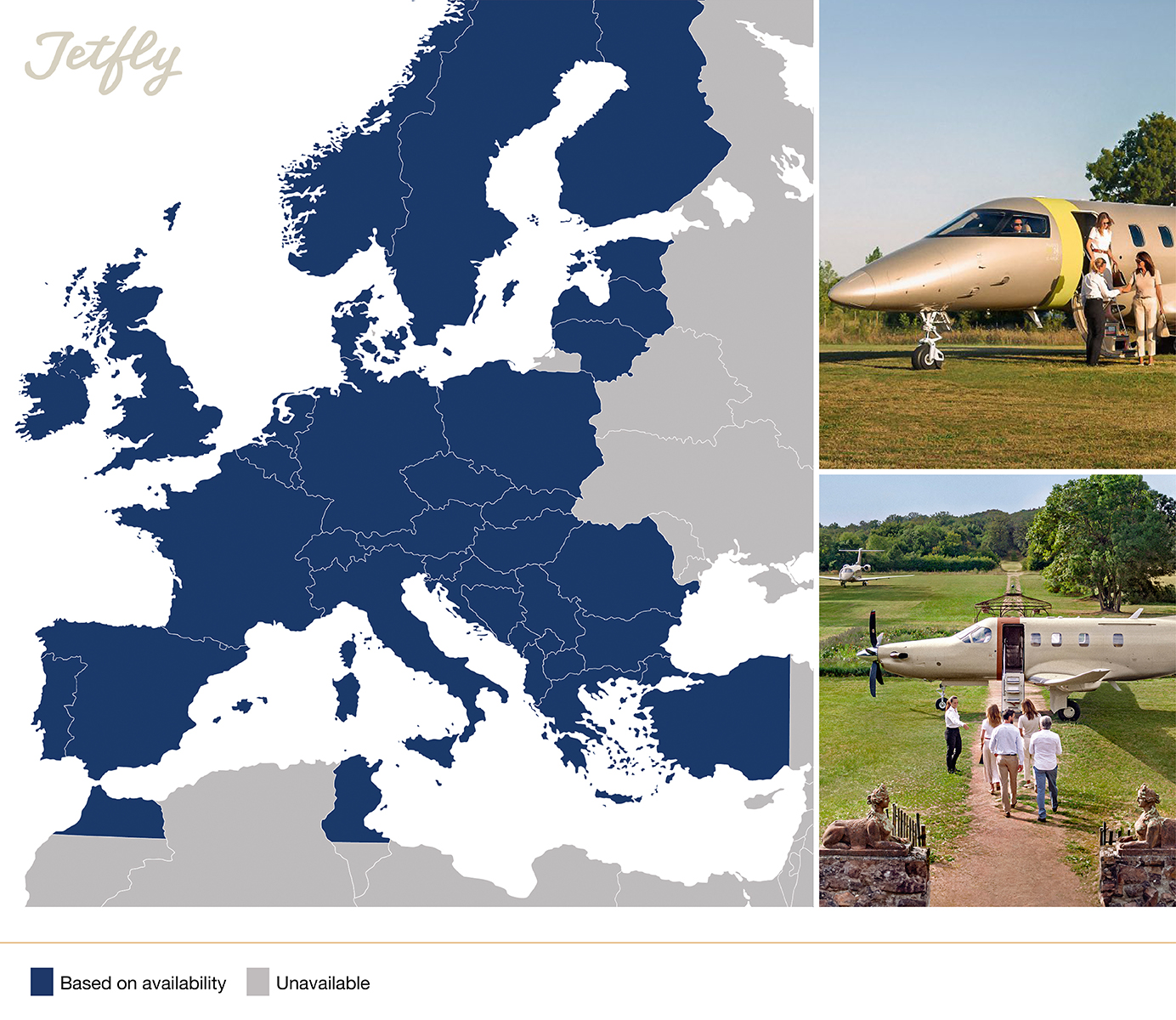 The PlaneSense Solution for Europe and North Africa Private Flights